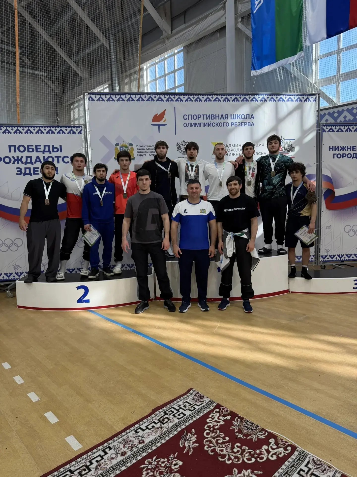 ЮКИОРовские борцы с медалями Чемпионате Уральского федерального округа