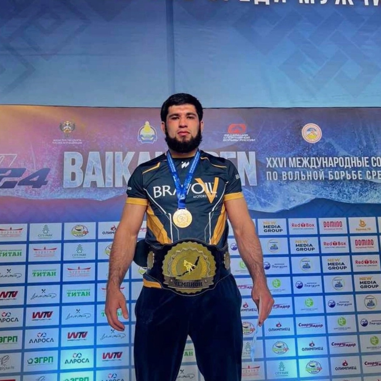 Чемпион турнира по вольной борьбе «BAIKAL OPEN»