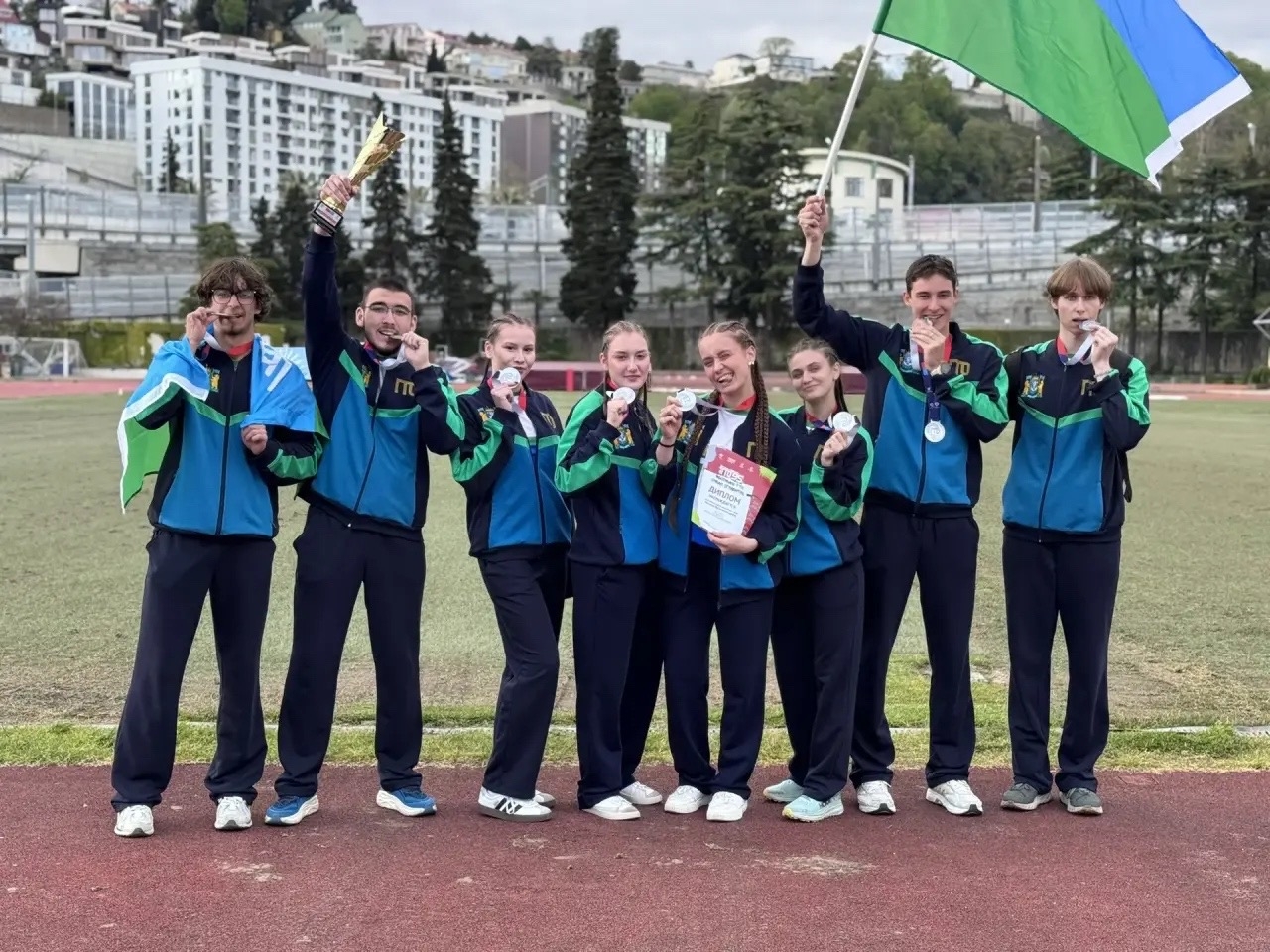 Сборная команда Югры стала серебряным призером «Эстафеты ГТО»Всероссийского Фестиваля ГТО студентов